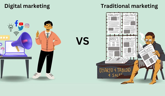 Digital marketing vs traditional marketing2